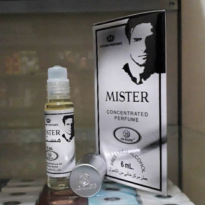 MISTER Parfum AR-RAFIF 6ml Minyak Wangi Pria Roll On Non Alcohol