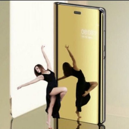 OPPO RENO 4/4F/A15 2020 FLIP MIRROR CLEAR VIEW STANDING