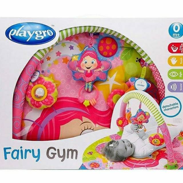 Playgro Fairy Gym / Playmat Bayi Pink 0m+