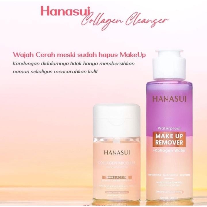 ❤ PAMELA ❤Hanasui Collagen Cleanser | Make up Remover / Micellar Water