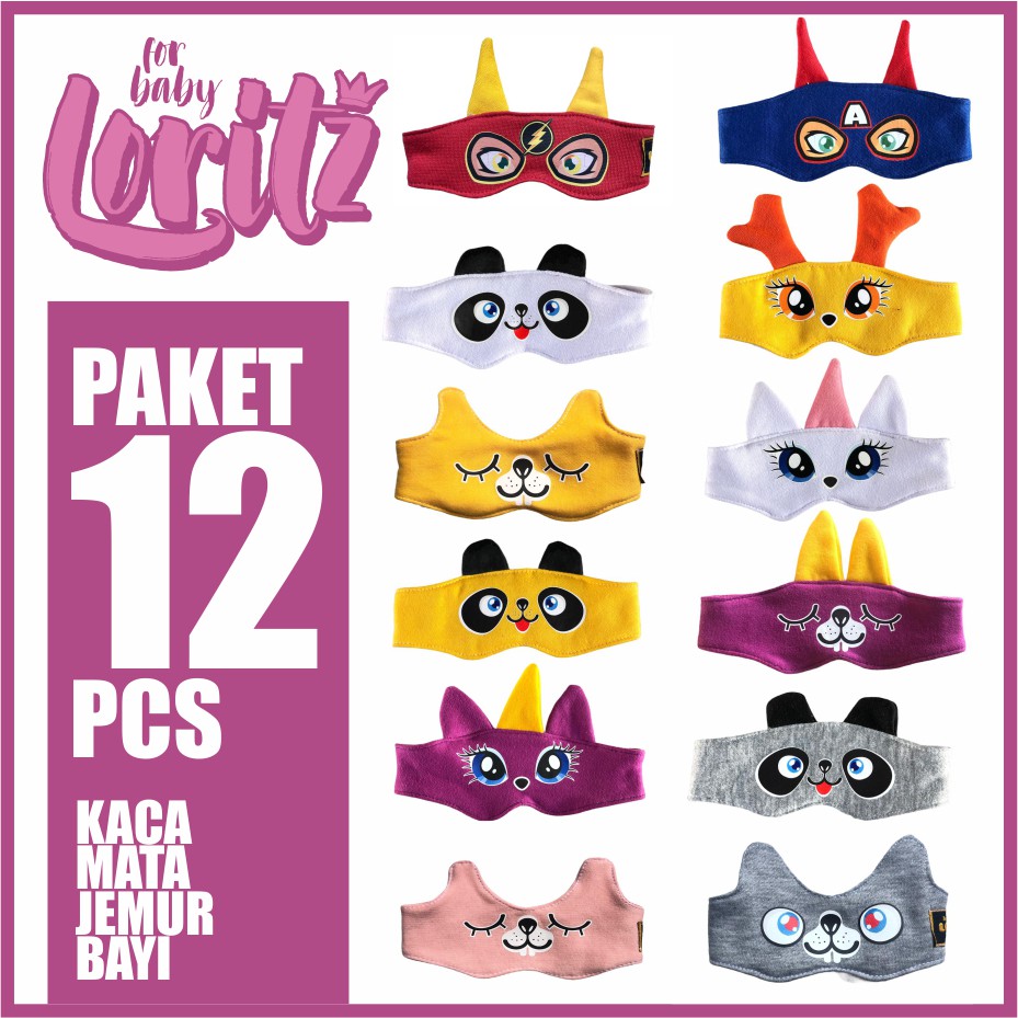 kacamata jemur bayi 12 PCS