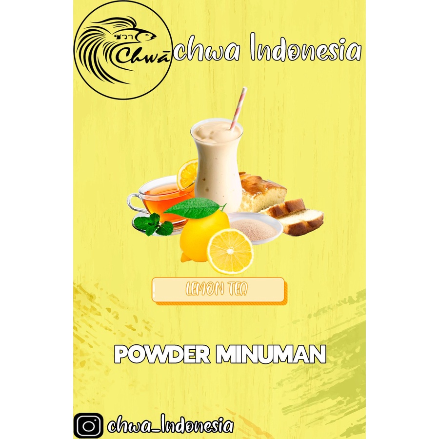 

Chwa Powder Lemon Tea / Bubuk Minuman Rasa Lemon Tea