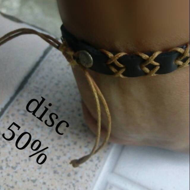 GELANG TALI KEPANG SEMI KULIT