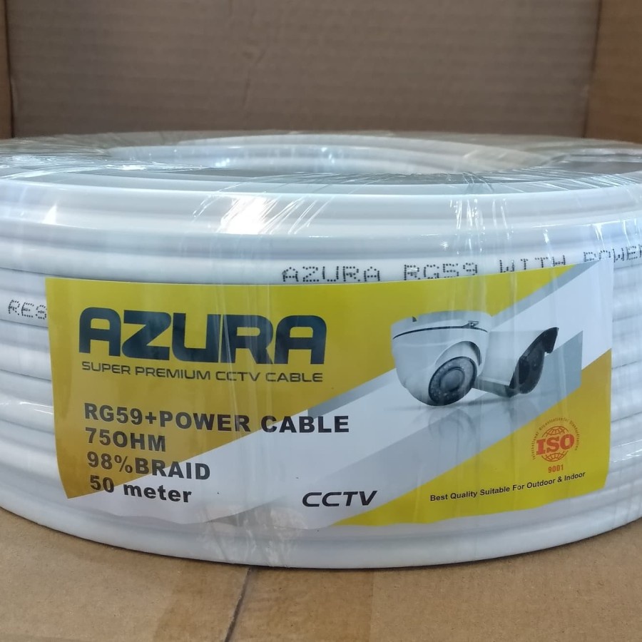 KABEL CCTV AZURA RG59+POWER 50M