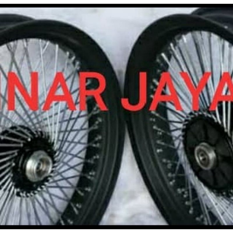 sepaket velg tapak lebar 215 250 atau 300 17 w175 kaze ,kaze zx, kaze r kawasaki edge , w130 ,dll
