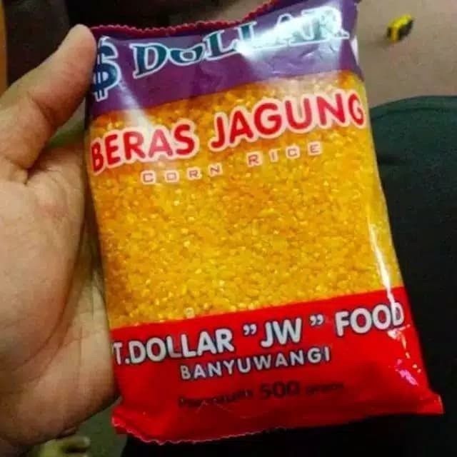 

978qW Beras Jagung 500 Gram Merk Dollar W5Q0112