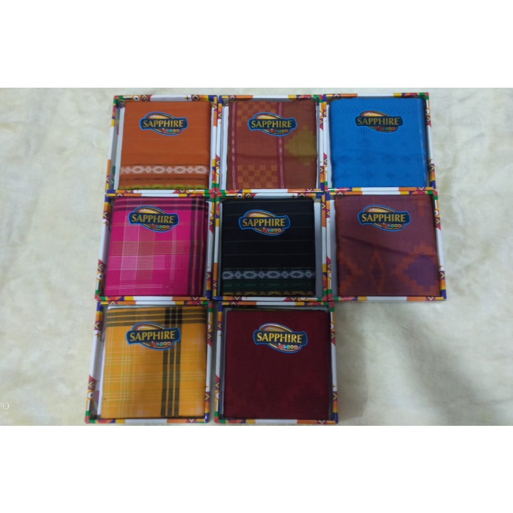 sarung sapphire junior klasik warna dan motif random