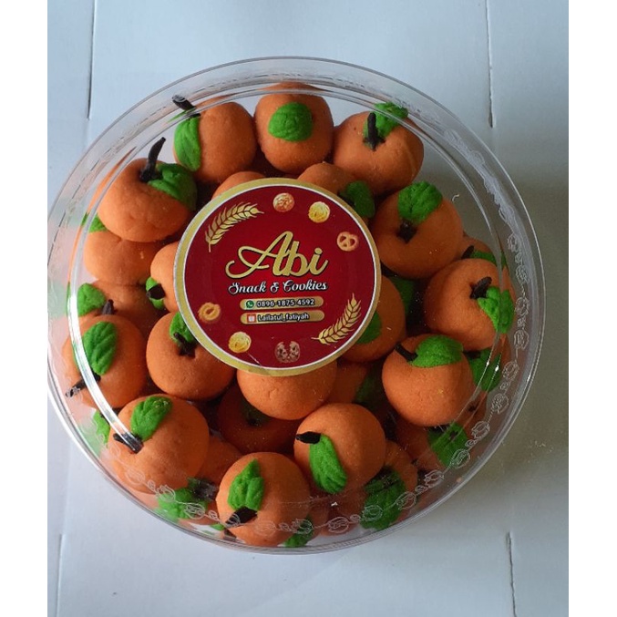 

Nastar Bentuk Jeruk 500gram