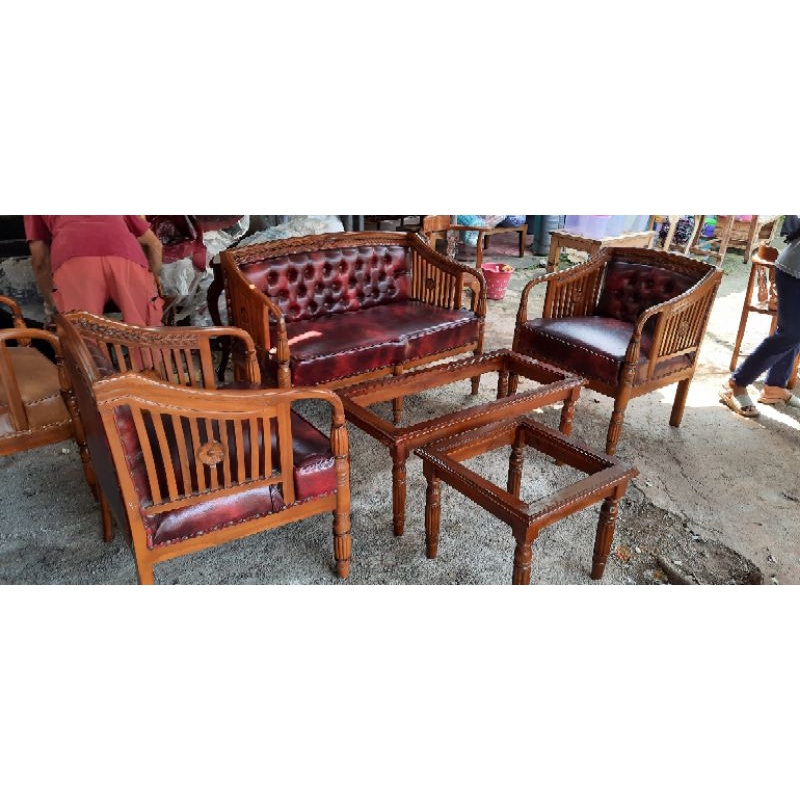 Kursi Tamu Jati Sheraton 211