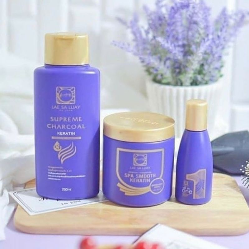(BPOM)LAE SA LUAY SHAMPO supreme carcoal shampoo Lae sa luay