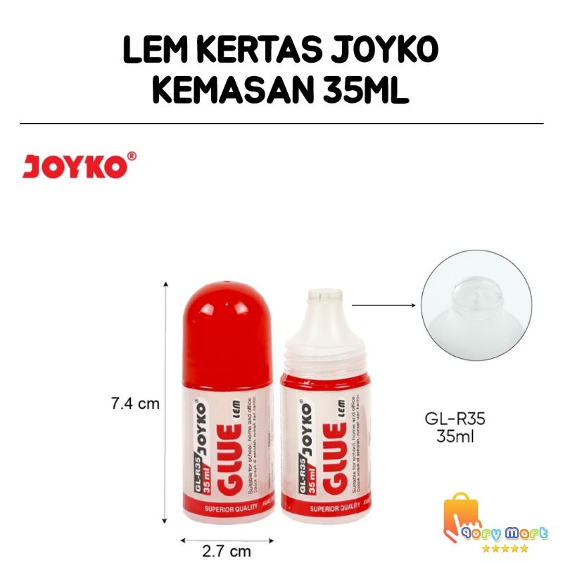 

LEM KERTAS JOYKO | LEM CAIR ISI 35ml