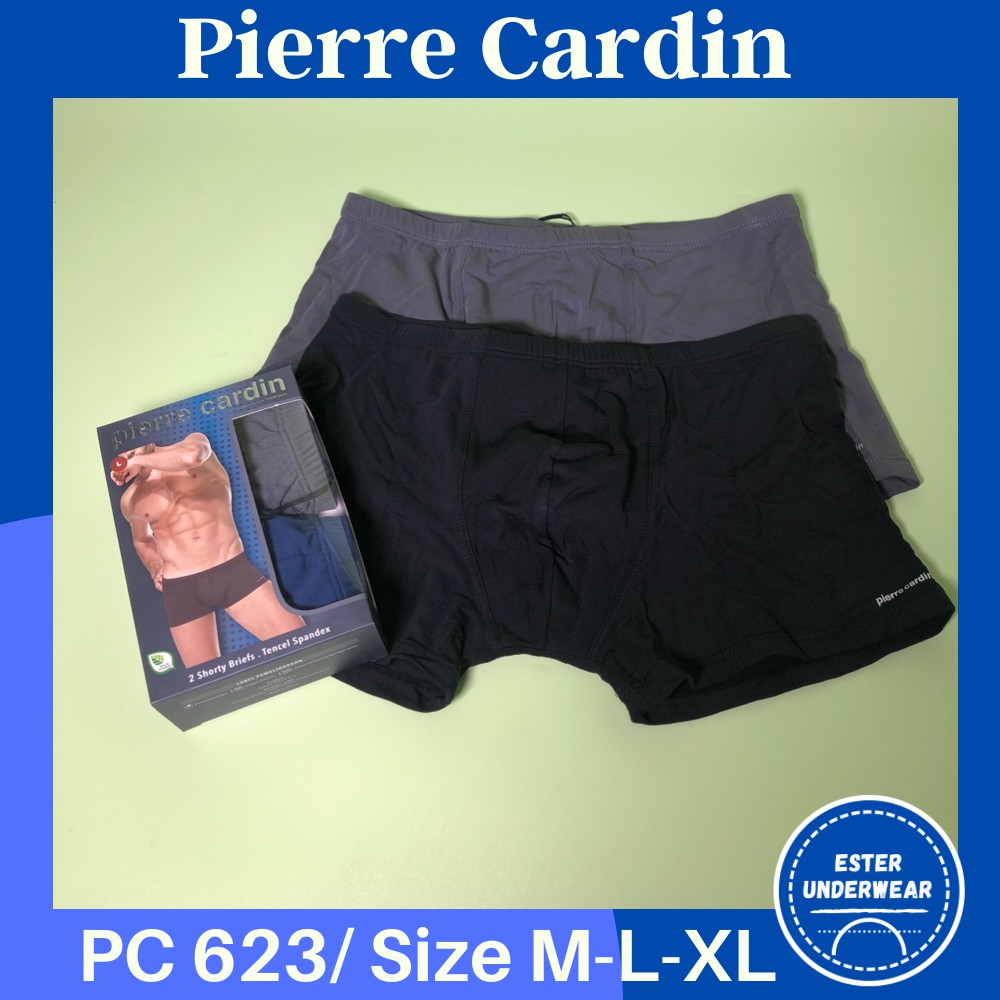 Celana Boxer Pria PIERRE CARDIN Import PC-623 ISI 2 PCS