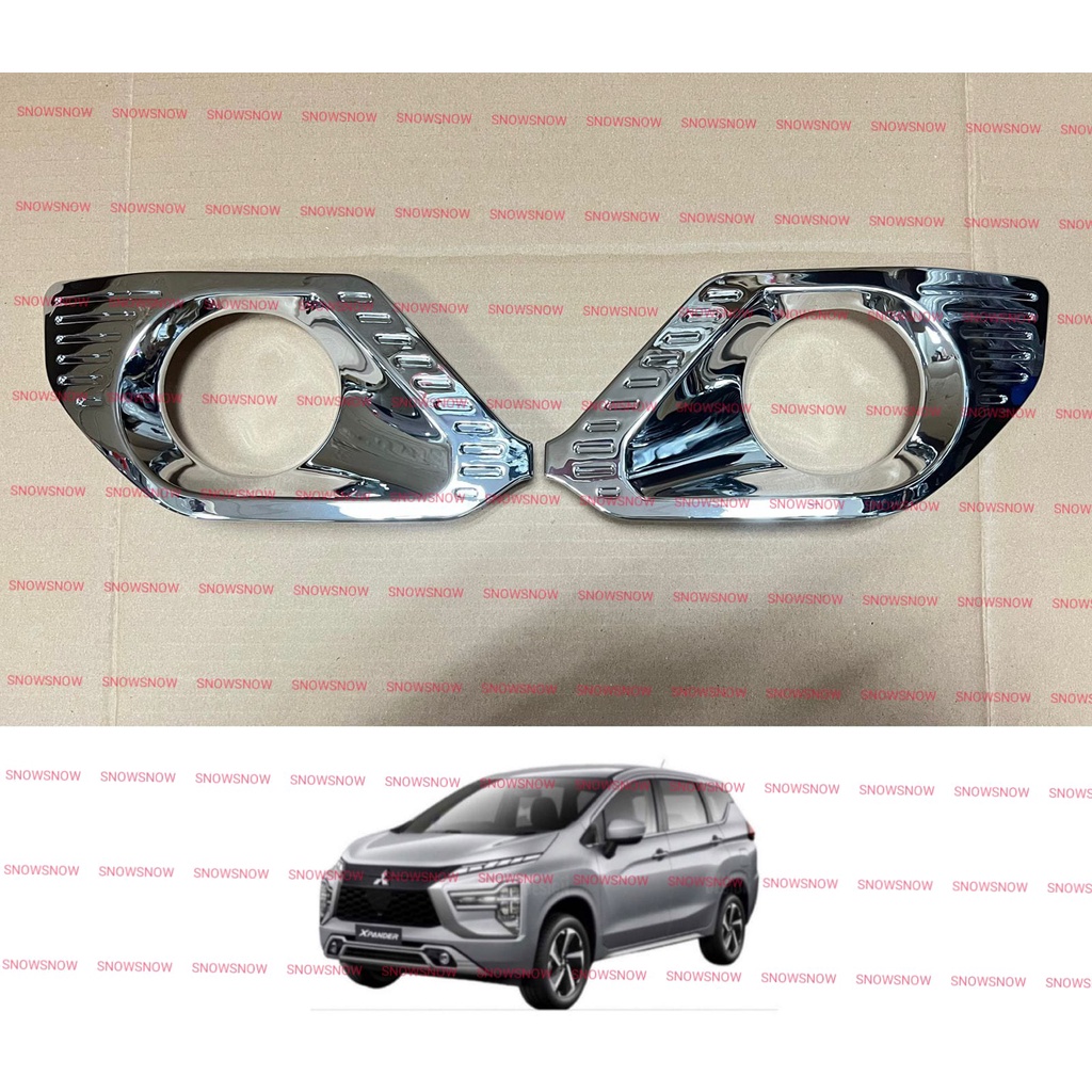 Fog Lamp Cover Xpander 2021 2022 2023 UP Foglamp Chrome Carbon