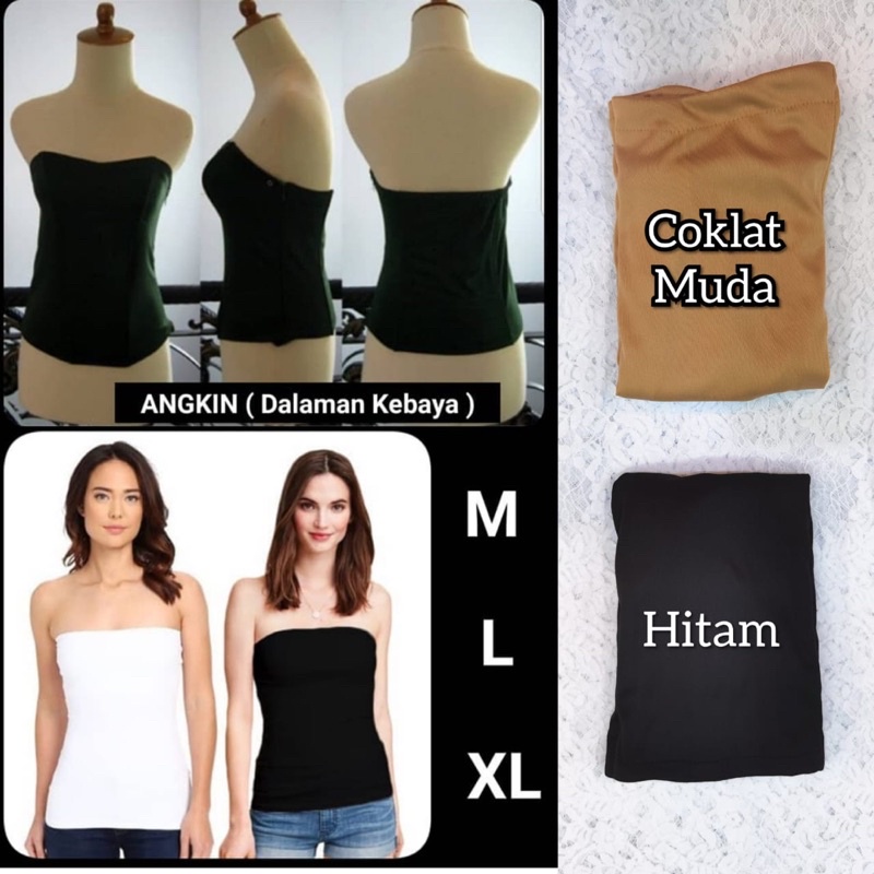 ANGKIN DALAMAN KEBAYA | KEMBEN KAMISOL TANPA TULANG