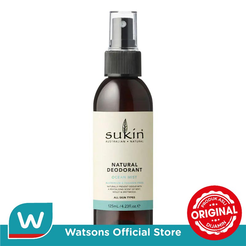 Sukin Deodorant Ocean Mist 125ml