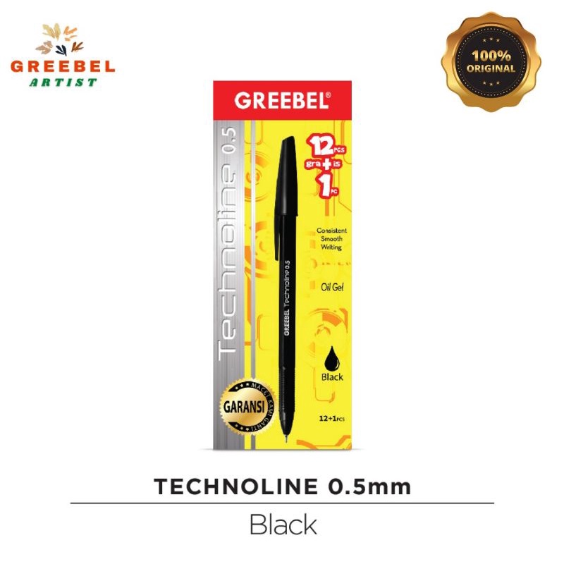 

Pulpen Greebel Technoline 0.5mm 1 pak