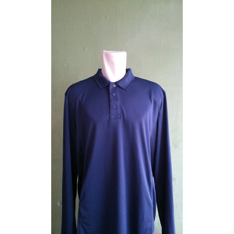 Kaos Polo Big Size - FILA Sport GOLF Long Sleeve Polo - Kaos Kerah Lengan Panjang