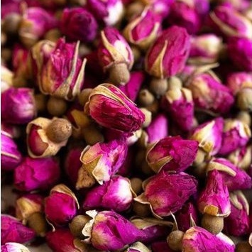 TEH BUNGA MAWAR KUNCUP KERING DRIED RED ROSE BUDS FLOWER TEA TISANE ROSE FLOWER TEA PREMIUM