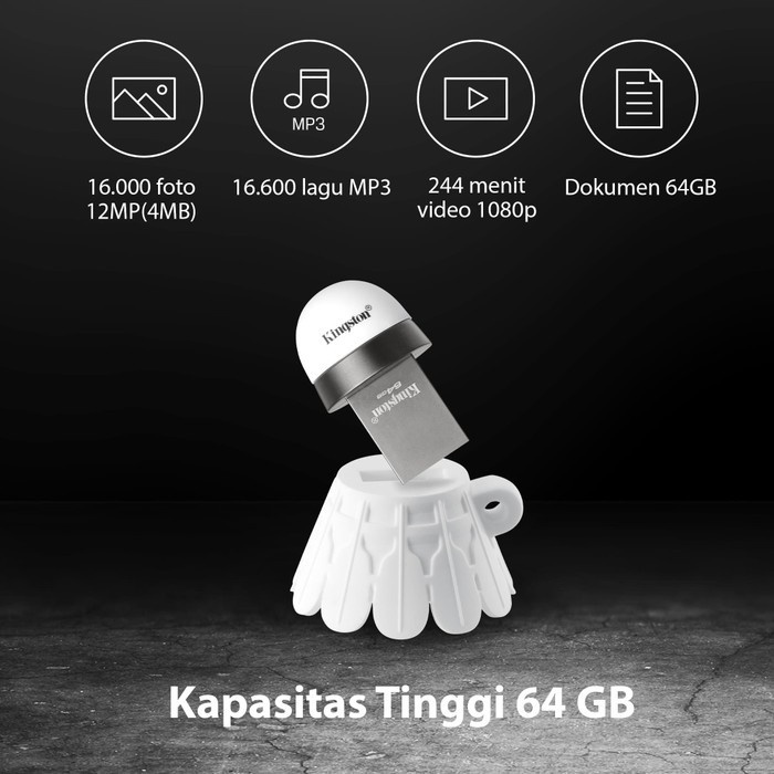 Kingston USB Flash Drive Badminton 64GB USB3.2