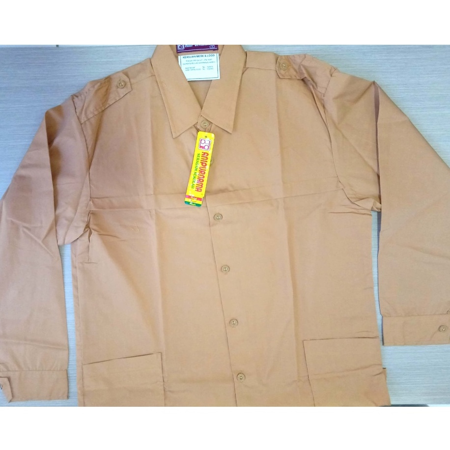 Baju seragam pramuka lengan panjang | pramuka panjang perempuan | seragam pramuka atasan | seragam p