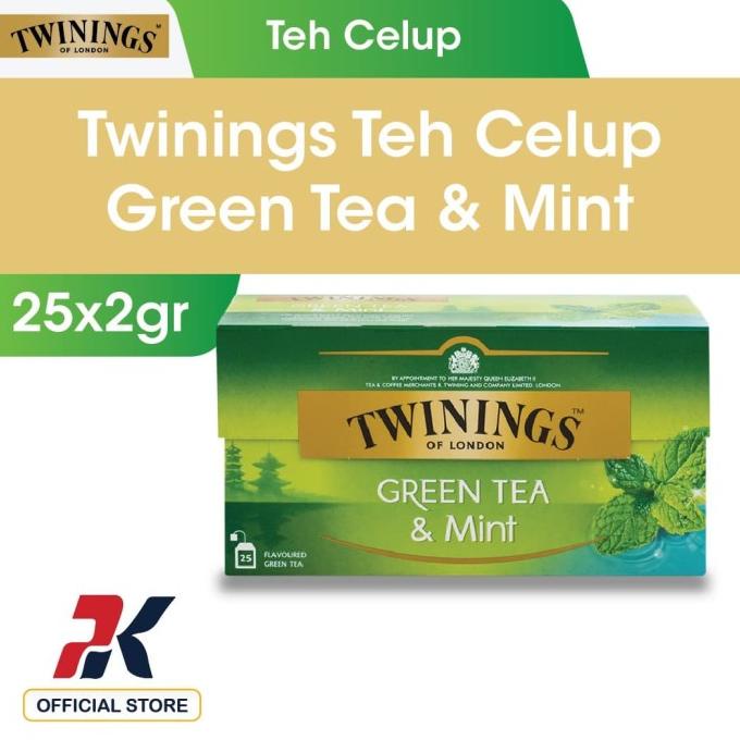 

[COD] Twinings Teh Celup Green Tea Mint 25x2gr [COD]