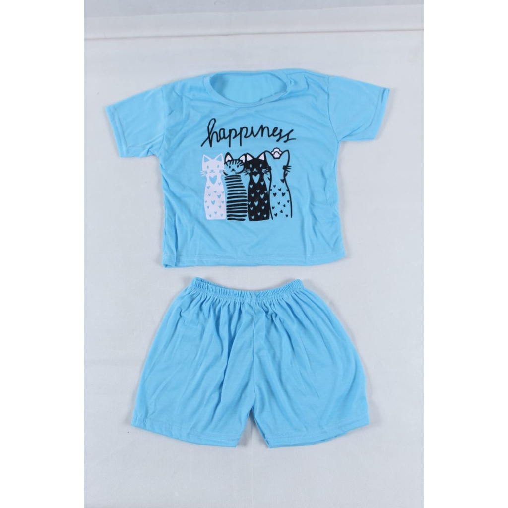 BEFAST - ZTL Setelan Anak MIRUKA / Setelan anak Pines unisex / Atasan Lengan Pendek +Celana Pendek / Setelan Anak-Anak / Fashion Kekinian Anak / Set Motif Gambar / Terbaru 2022