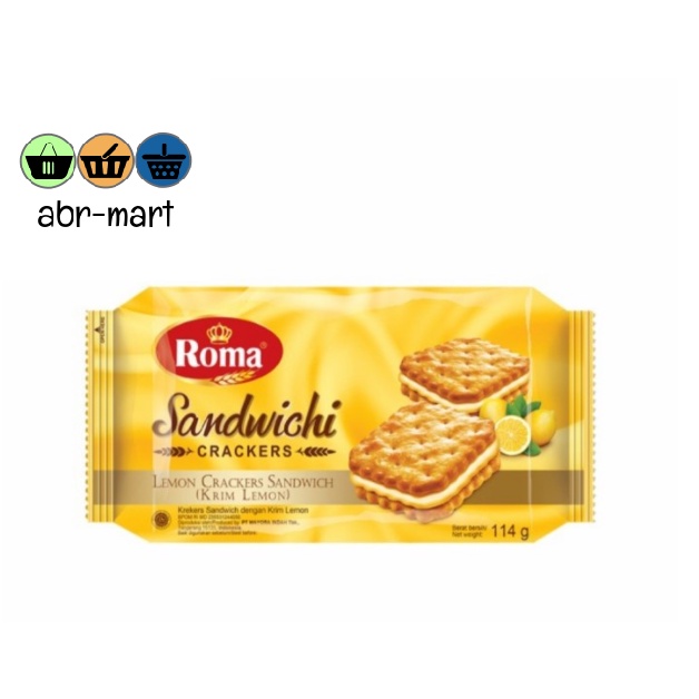 ROMA Sandwichi Lemon 114gr