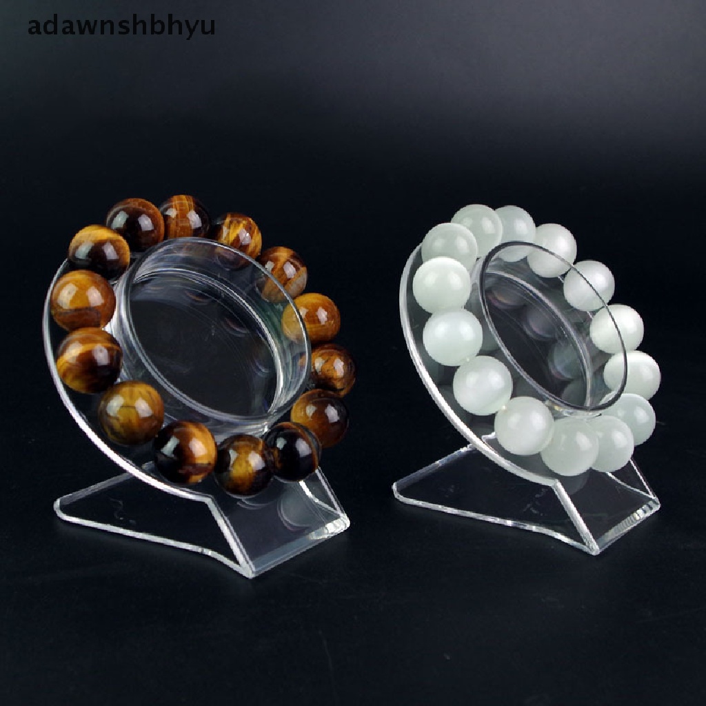 Adawnshbhyu Tempat Display Gelang Perhiasan Bangle Organizer Rak Akrilik Stand Holder