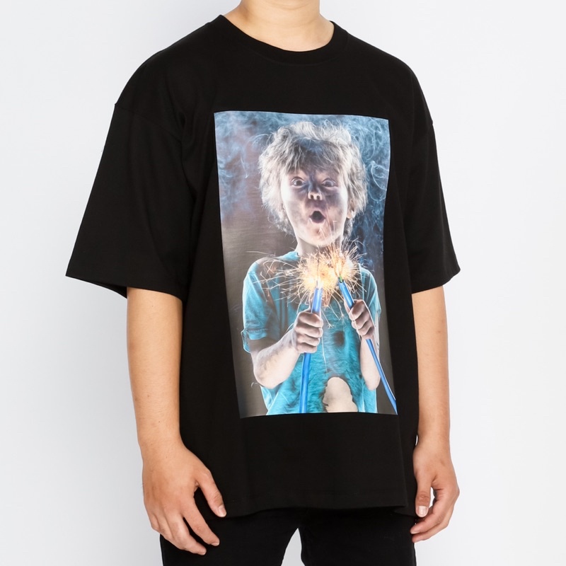 ADLV. Baby face Shock Black Tee