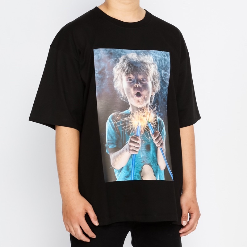 ADLV. Baby face Shock Black Tee