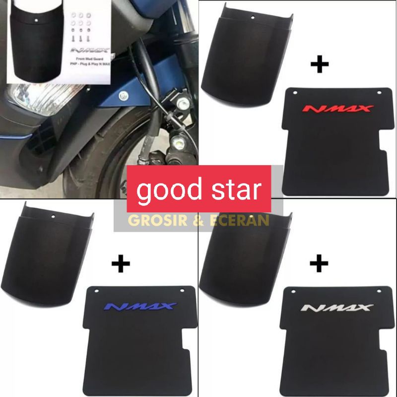 Mud flap Nmax Paket Sambungan Spakbor Depan Nmax