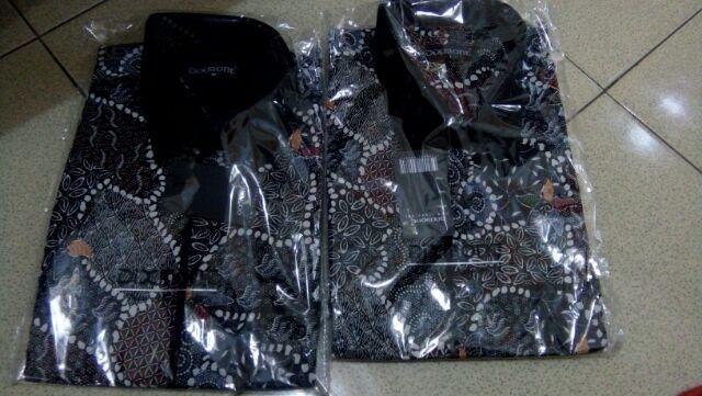 Kemeja Batik Pria Lengan Pendek Bs62 Katun Motif Modern Dixmont Semi Slim Fit Premium