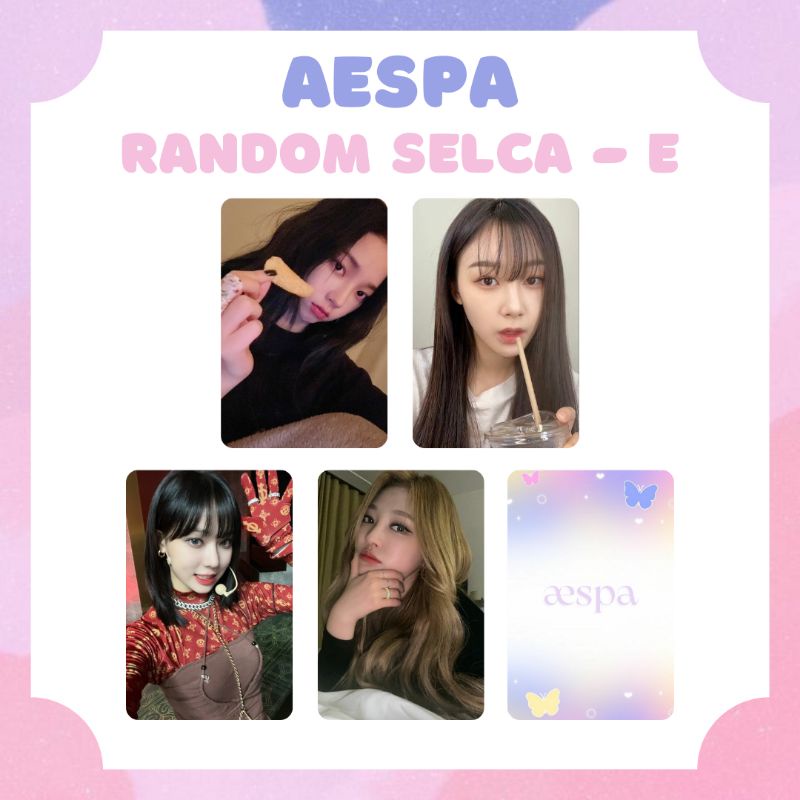 [AESPA] PHOTOCARD AESPA SELCA CUTE #1