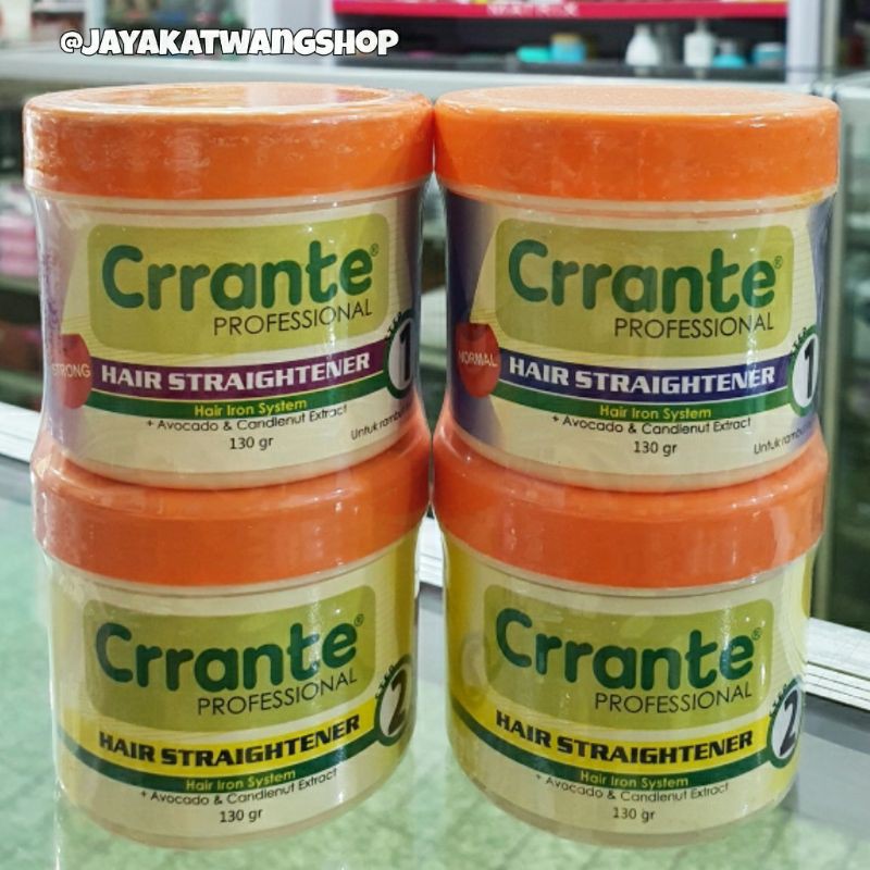 CRRANTE Banded Mini Pelurus Rambut Set Step 1 + Step 2 (2x130 ML) / Obat Rebonding