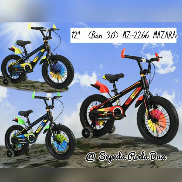 Sepeda Mini BMX MZ-2266 mazara ban 3.0 (12")