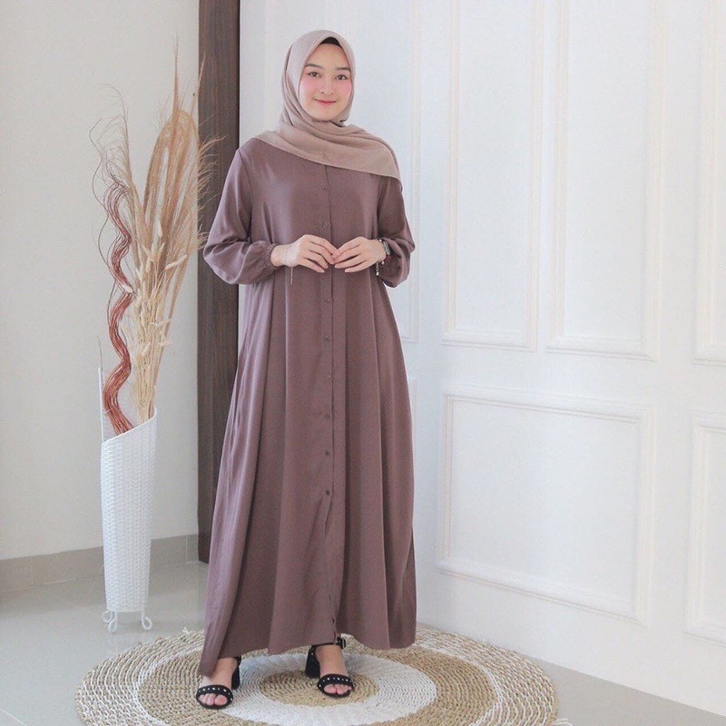 DINDA GAMIS BUSUI FIT TO XL READY STOCK