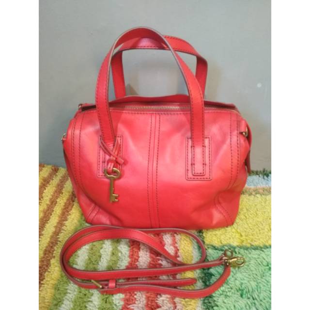 Tas fossil emma satchel original asli 100%