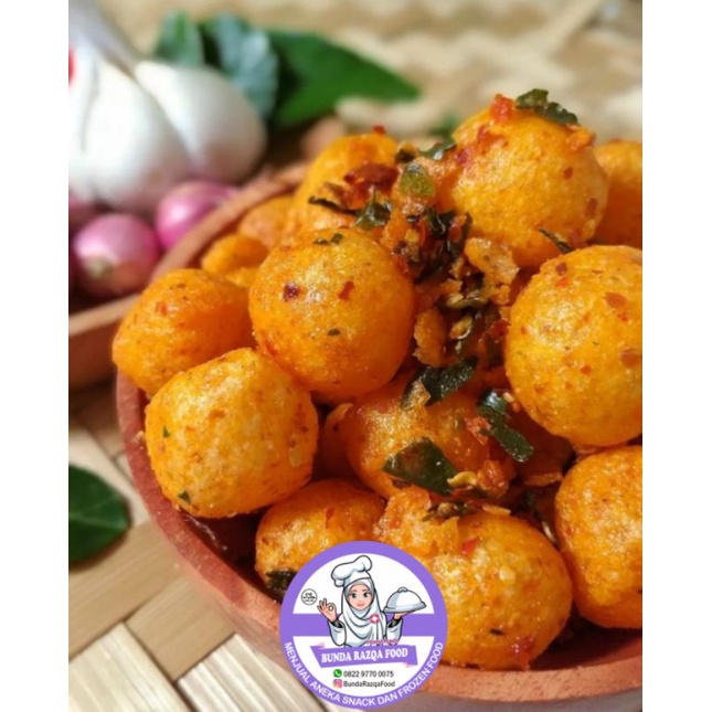 

Cimol Pedas Daun Jeruk 500gram