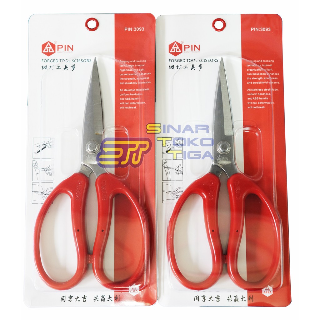 Gunting Potong Bahan Kain Kualitas Super - Tailor Scissor PIN