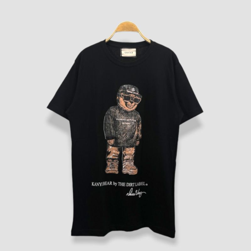 KAOS GUCCI PARODY SUNDAY SERVICE | T-SHIRT GUCCI BEAR | BAJU GUCCI FULL TAG PREMIUM