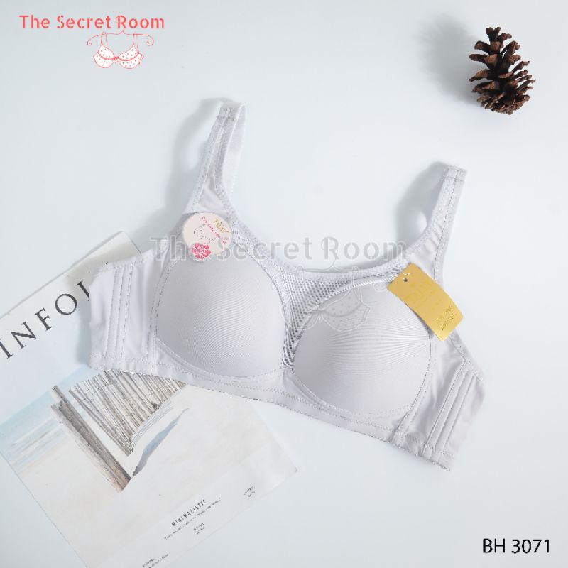 TALLY BRA BH 3071 | CUP B BESAR | TANPA KAWAT | BUSA TIPIS | SIZE 36-42 | BAHAN BERPORI MUDAH MENYERAP KERINGAT