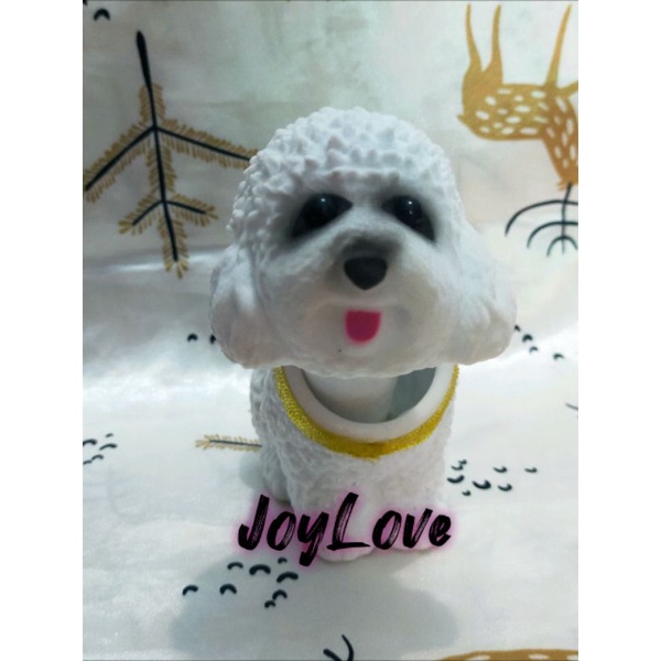 boneka goyang kepala anjing pudle