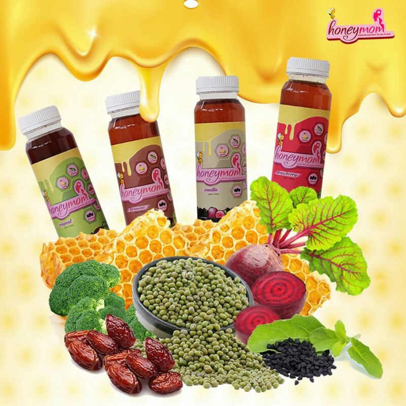 Paket 2 Botol Honeymom Madu Nutrisi Ibu Hamil