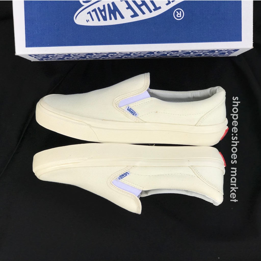 VANS SLIP ON OG OFF WHITE  MIROR PREMIUM IMPORT