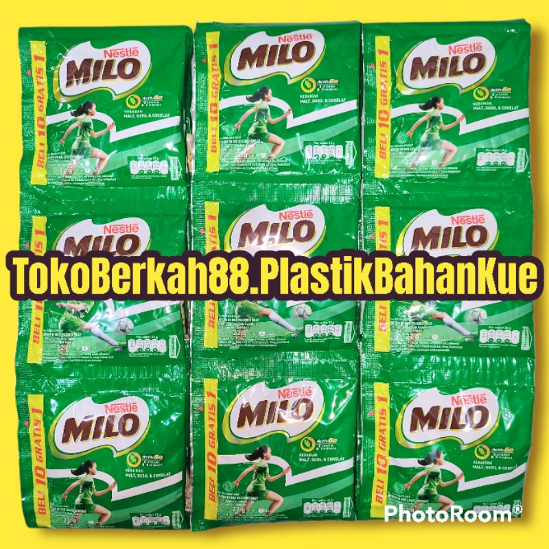 

MILO SACHET - PER RENCENG ISI 10 PCS X UK. 22 GR