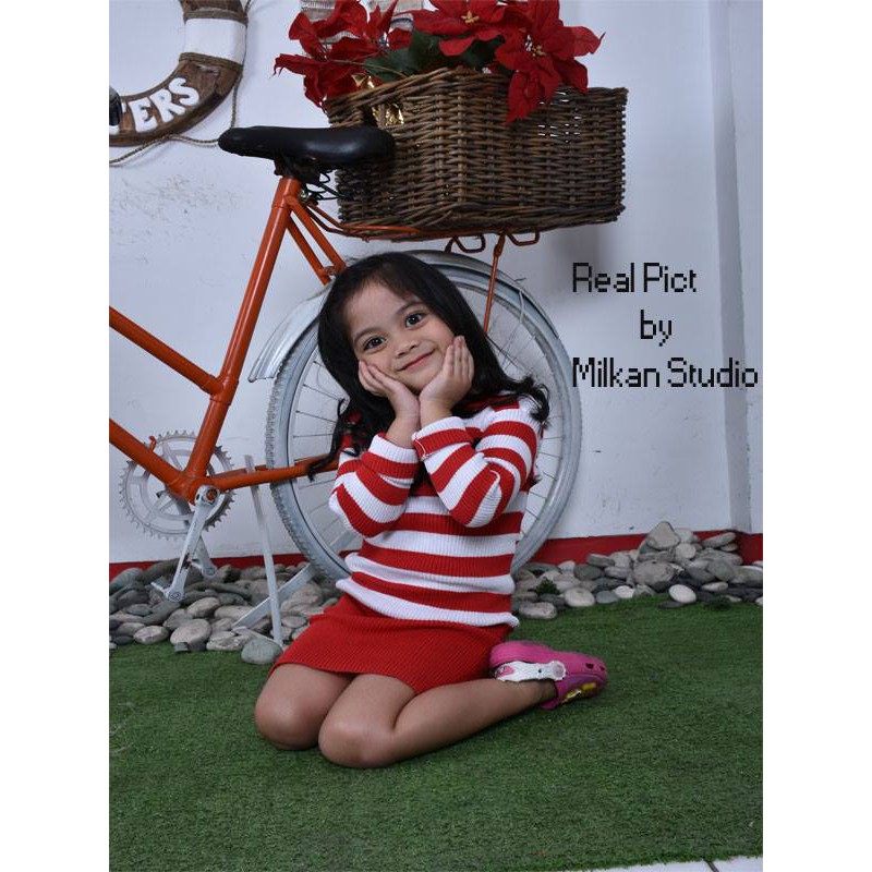 KALILA - Dress Kids Perempuan Ribbon