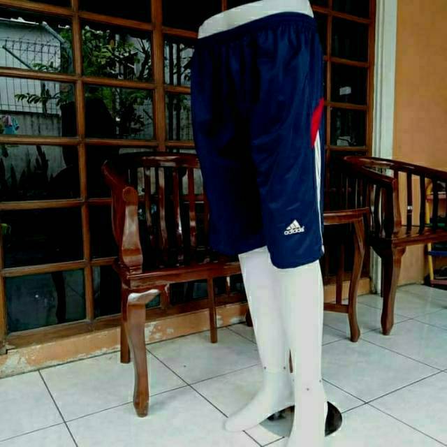 Celana Pendek Santai Bordir 3/4 Polos Olahraga futsal Basket