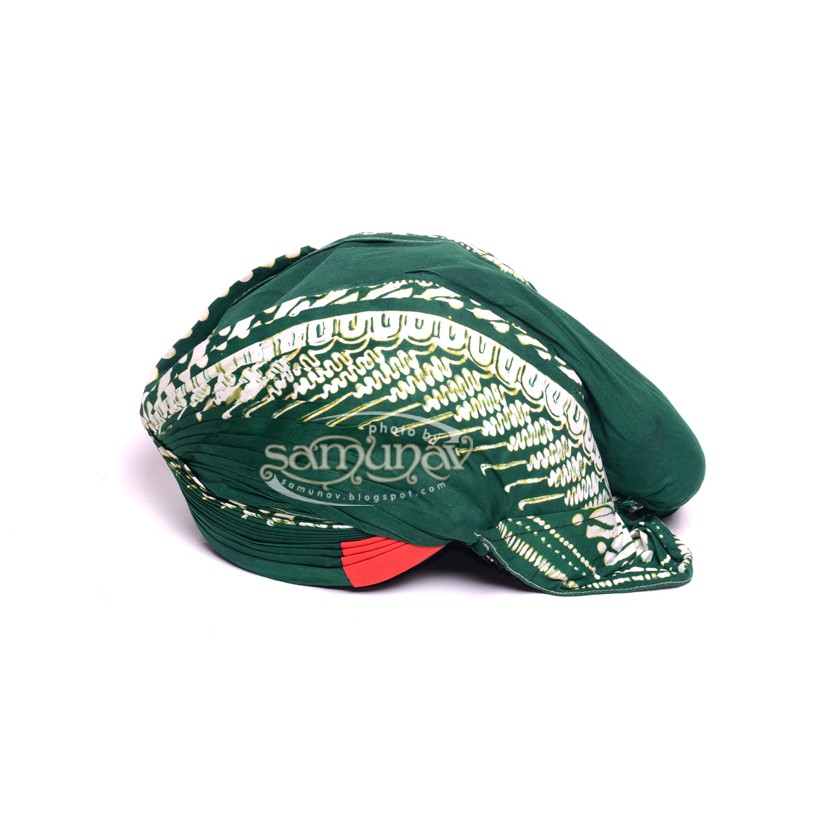 BLANGKON JOGJA MATARAM halus kumiter hijau