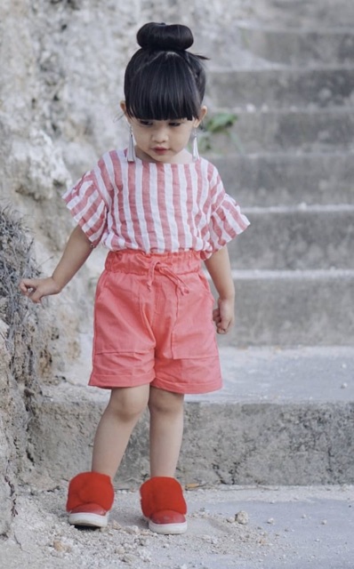 Celana pendek daily hotpant anak Size 2-7 tahun kids dan junior  candy pants nablfashion