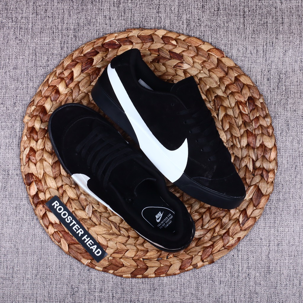 Nike Blazer City Low LX All Black Hitam White Putih